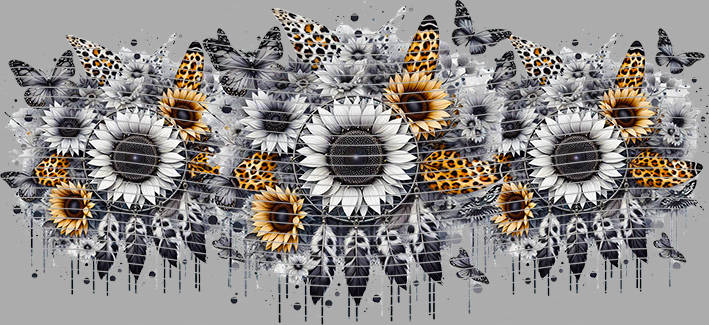 16oz Sunflower Girl-SU-524